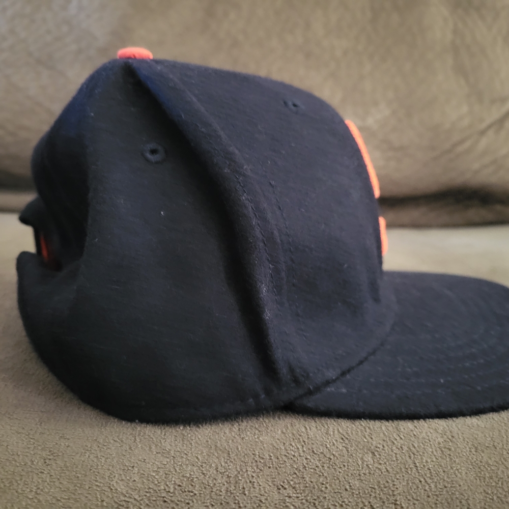 Stussy Hat Cap Mens Snap Back Navy Blue S Logo Wool Blend Streetwear Stüssy - Picture 8 of 9